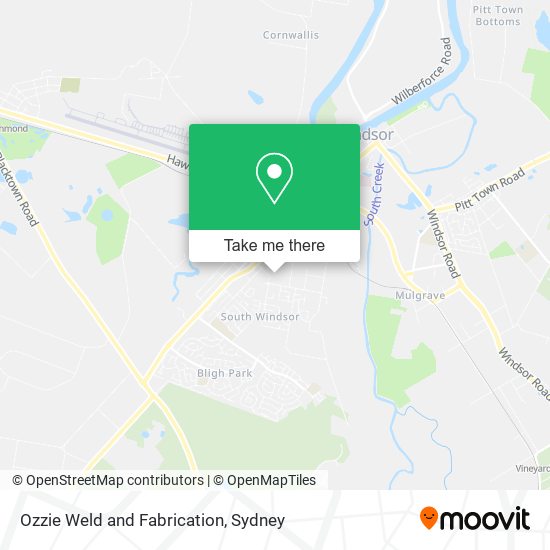 Ozzie Weld and Fabrication map