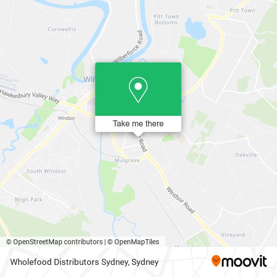 Wholefood Distributors Sydney map
