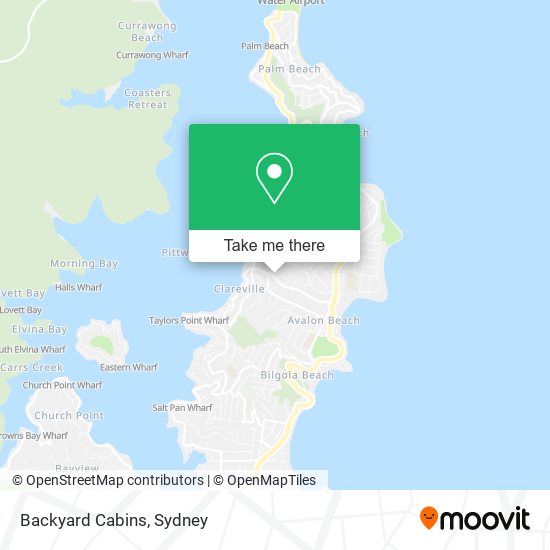 Backyard Cabins map
