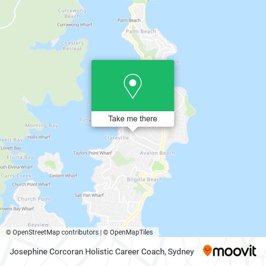 Josephine Corcoran Holistic Career Coach map