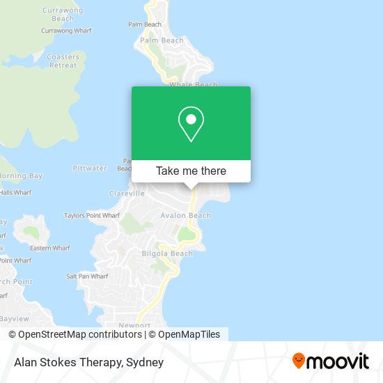 Alan Stokes Therapy map