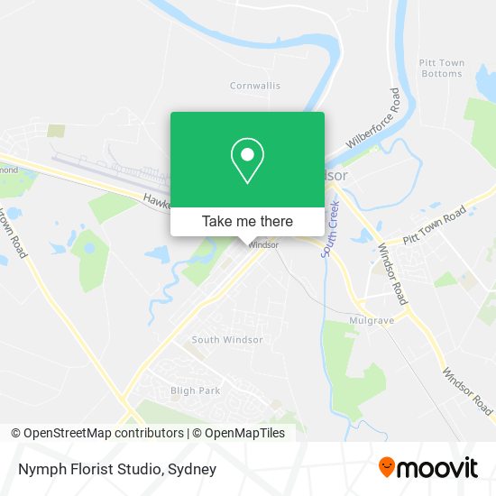 Nymph Florist Studio map