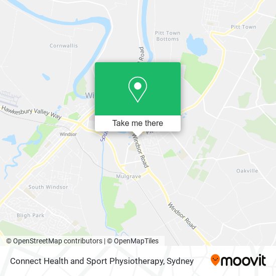 Mapa Connect Health and Sport Physiotherapy