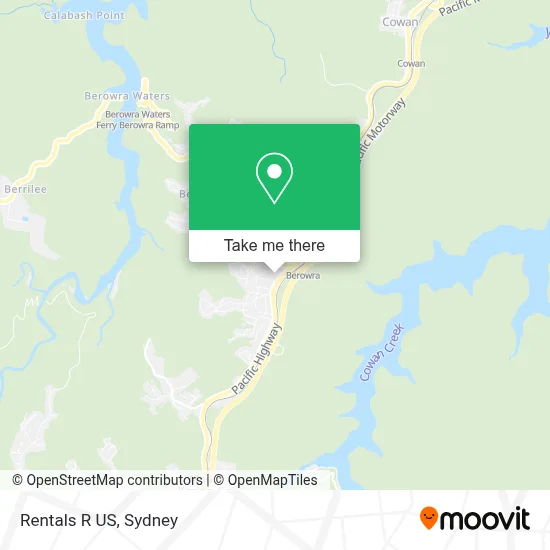 Rentals R US map