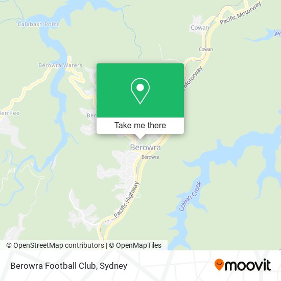 Berowra Football Club map