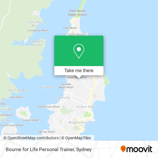 Mapa Bourne for Life Personal Trainer