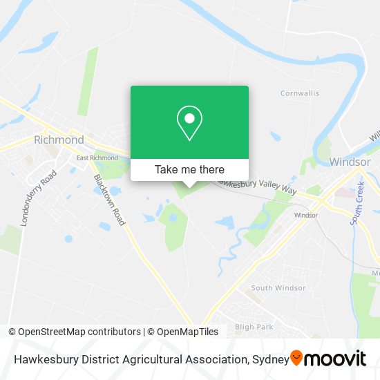Hawkesbury District Agricultural Association map