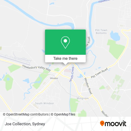 Joe Collection map
