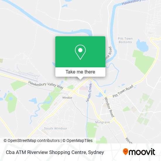 Cba ATM Riverview Shopping Centre map