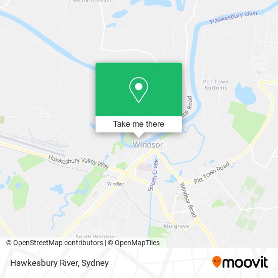 Hawkesbury River map