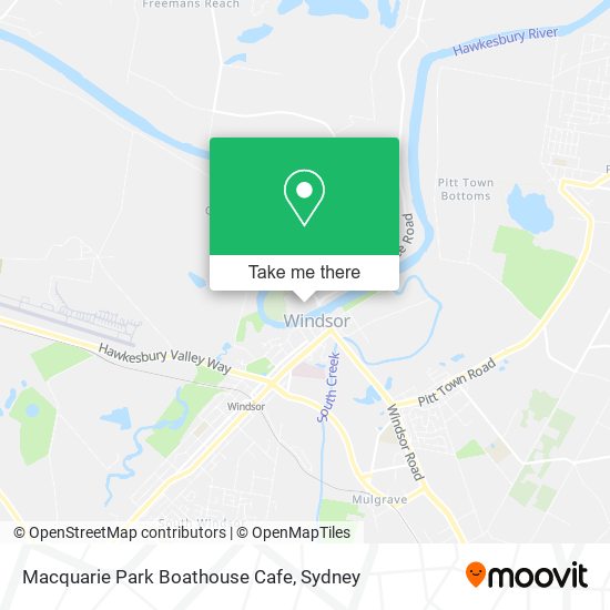 Macquarie Park Boathouse Cafe map