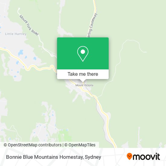 Bonnie Blue Mountains Homestay map