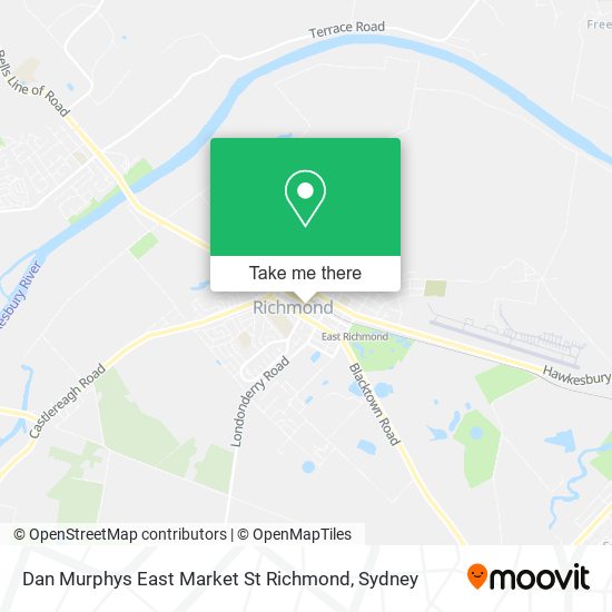 Dan Murphys East Market St Richmond map