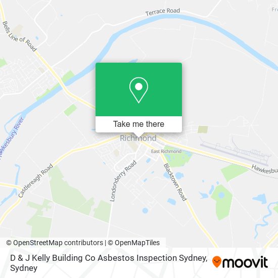 D & J Kelly Building Co Asbestos Inspection Sydney map