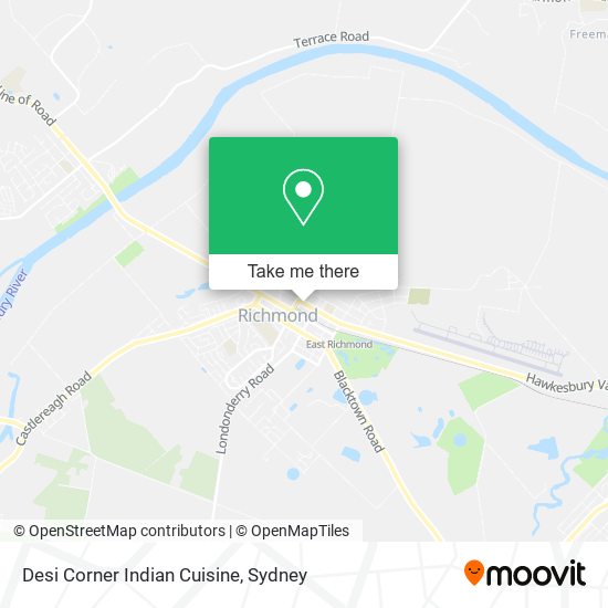 Desi Corner Indian Cuisine map