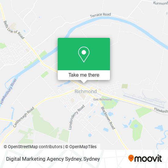 Digital Marketing Agency Sydney map