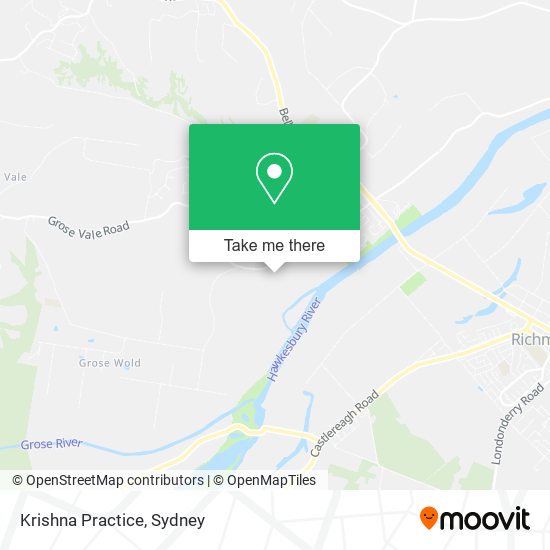 Krishna Practice map