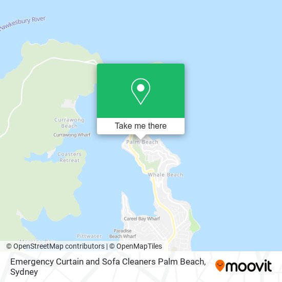 Emergency Curtain and Sofa Cleaners Palm Beach map