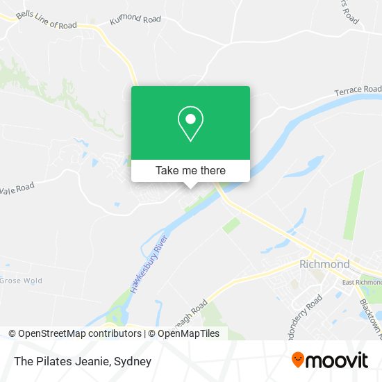 The Pilates Jeanie map
