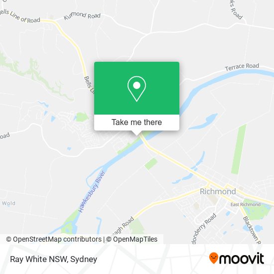 Mapa Ray White NSW
