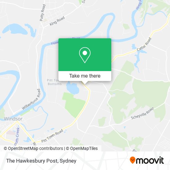 The Hawkesbury Post map