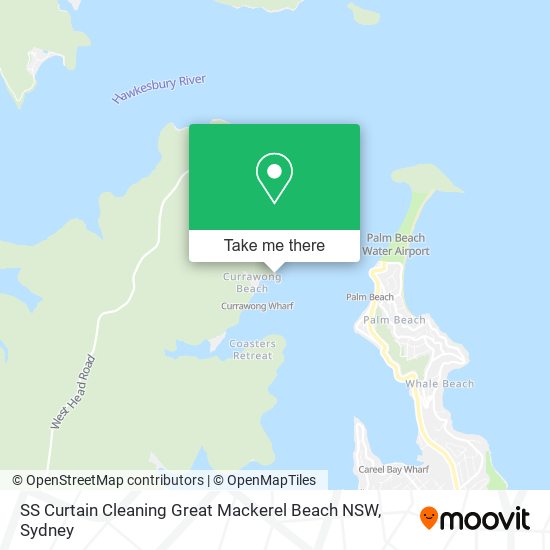SS Curtain Cleaning Great Mackerel Beach NSW map