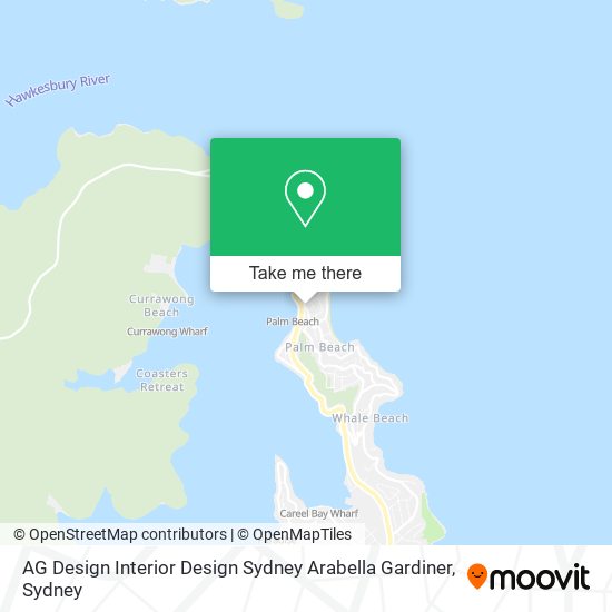 AG Design Interior Design Sydney Arabella Gardiner map