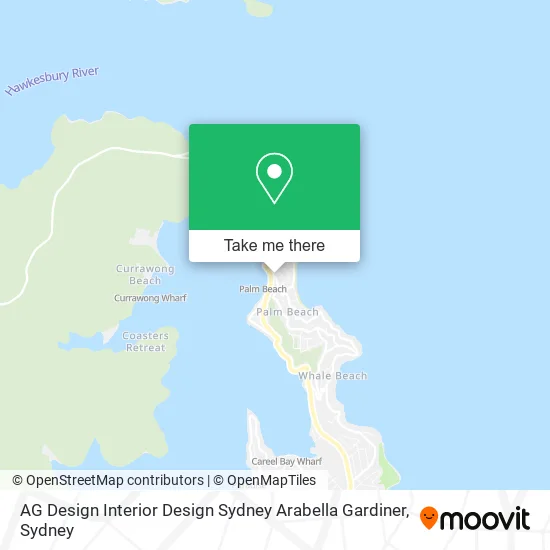AG Design Interior Design Sydney Arabella Gardiner map