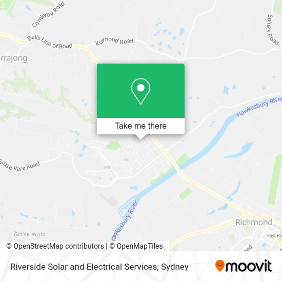 Riverside Solar and Electrical Services map