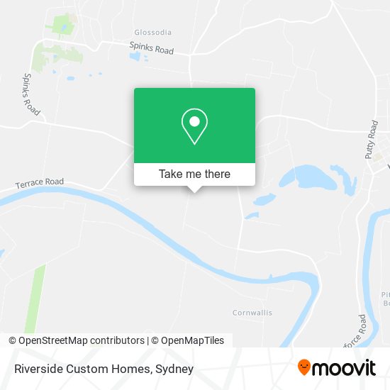 Riverside Custom Homes map