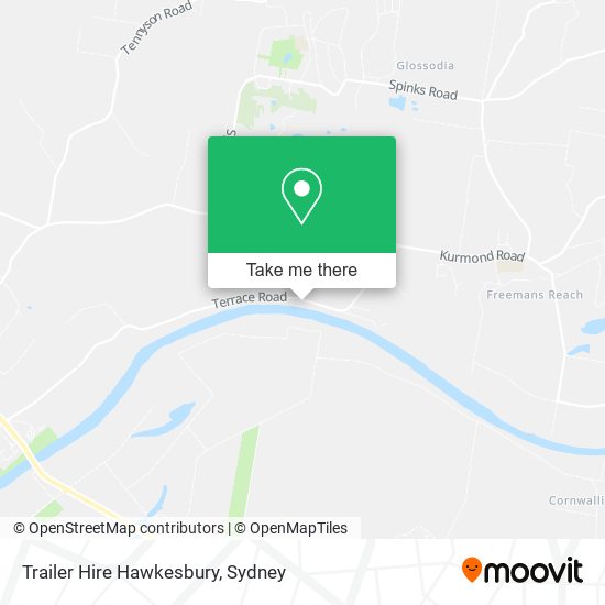 Trailer Hire Hawkesbury map
