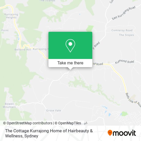 The Cottage Kurrajong Home of Hairbeauty & Wellness map