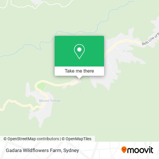 Gadara Wildflowers Farm map
