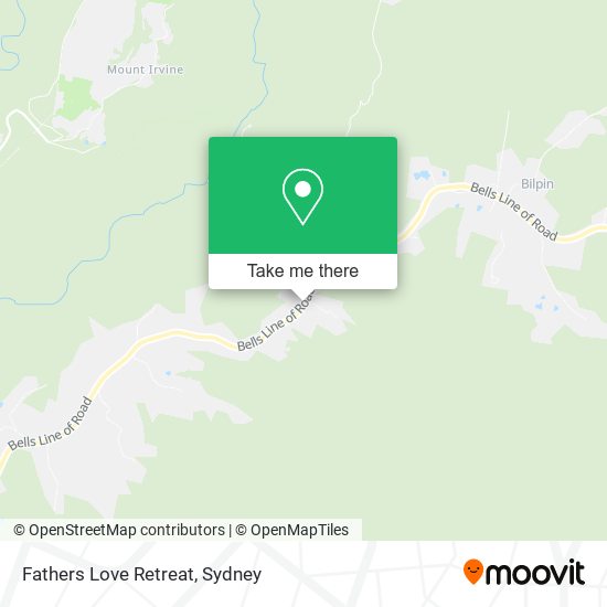 Fathers Love Retreat map
