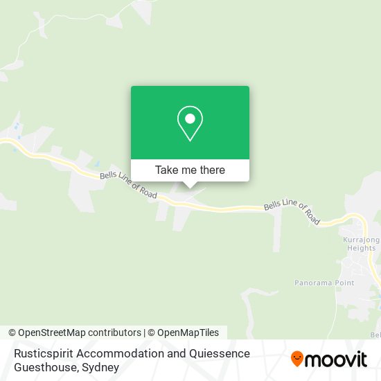 Rusticspirit Accommodation and Quiessence Guesthouse map