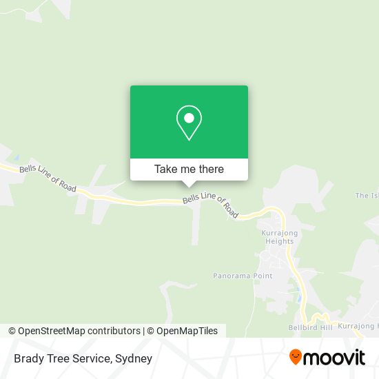 Brady Tree Service map