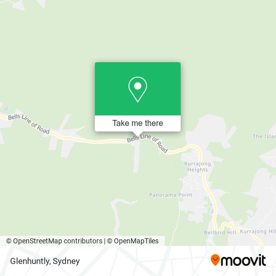 Glenhuntly map