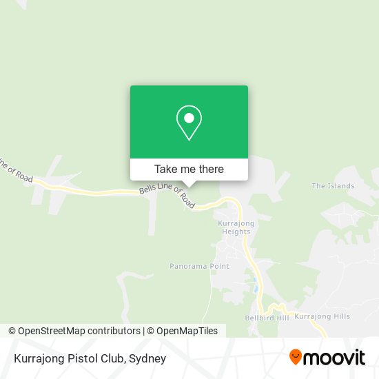 Mapa Kurrajong Pistol Club