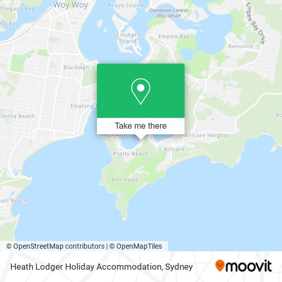 Mapa Heath Lodger Holiday Accommodation