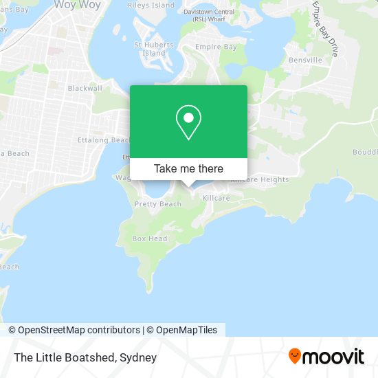 The Little Boatshed map