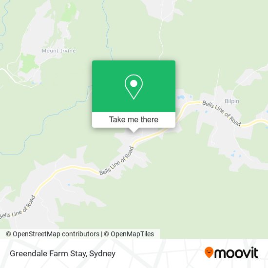 Mapa Greendale Farm Stay