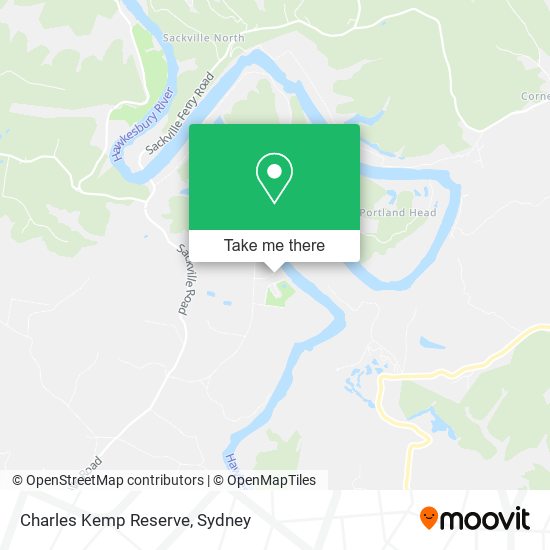 Charles Kemp Reserve map