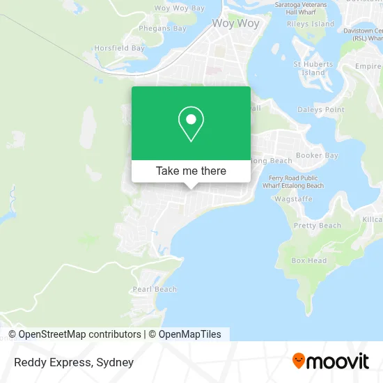 Reddy Express map