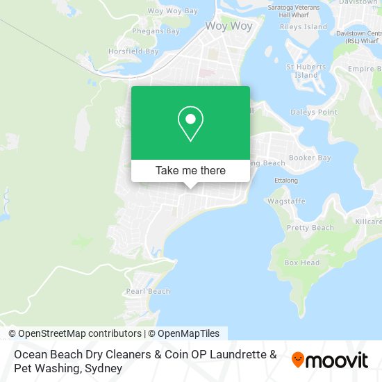 Ocean Beach Dry Cleaners & Coin OP Laundrette & Pet Washing map