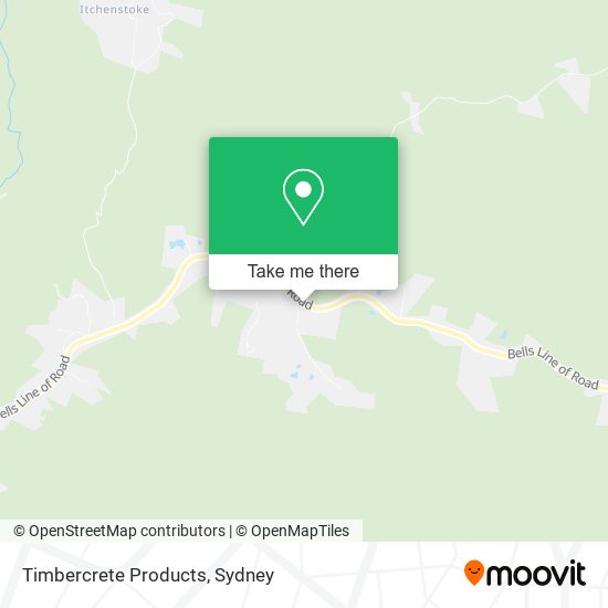 Timbercrete Products map