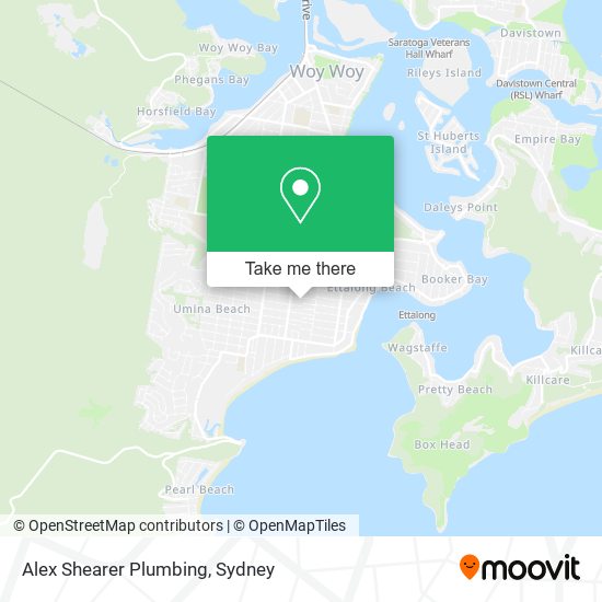 Mapa Alex Shearer Plumbing