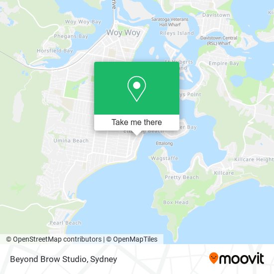 Beyond Brow Studio map