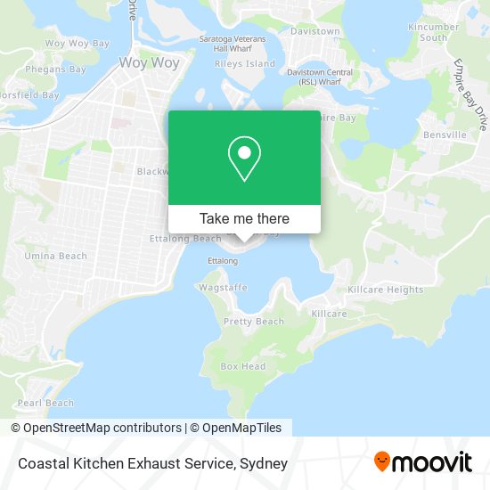 Coastal Kitchen Exhaust Service map