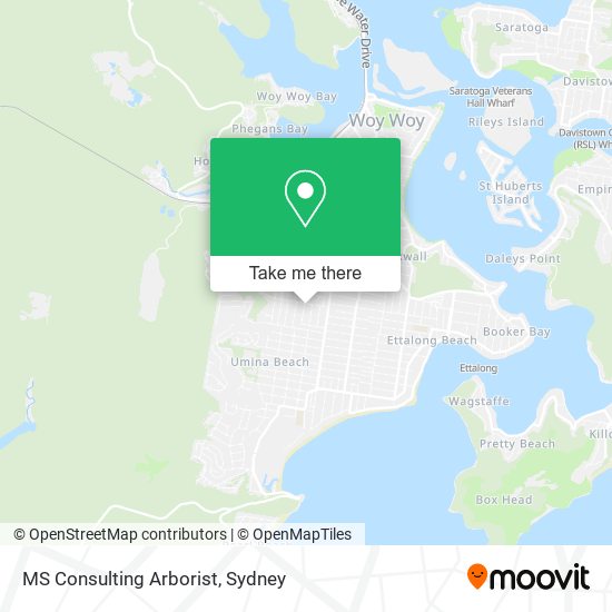 MS Consulting Arborist map