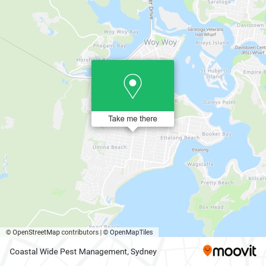 Coastal Wide Pest Management map